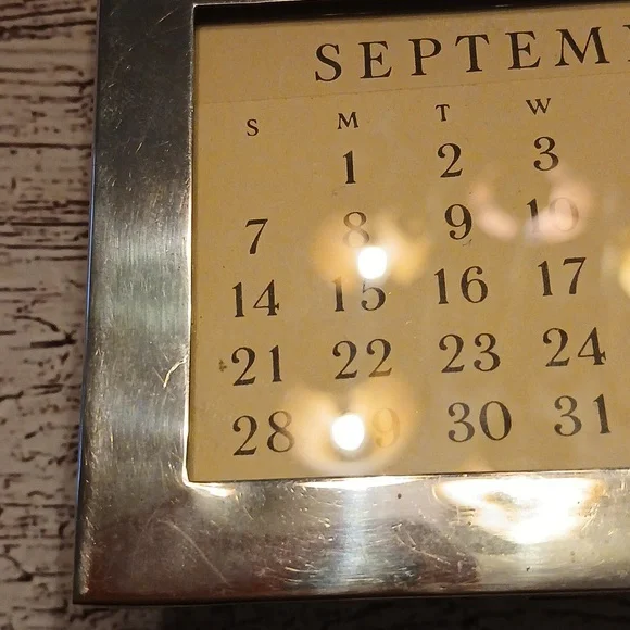 Tiffany Perpetual Calendar Sterling